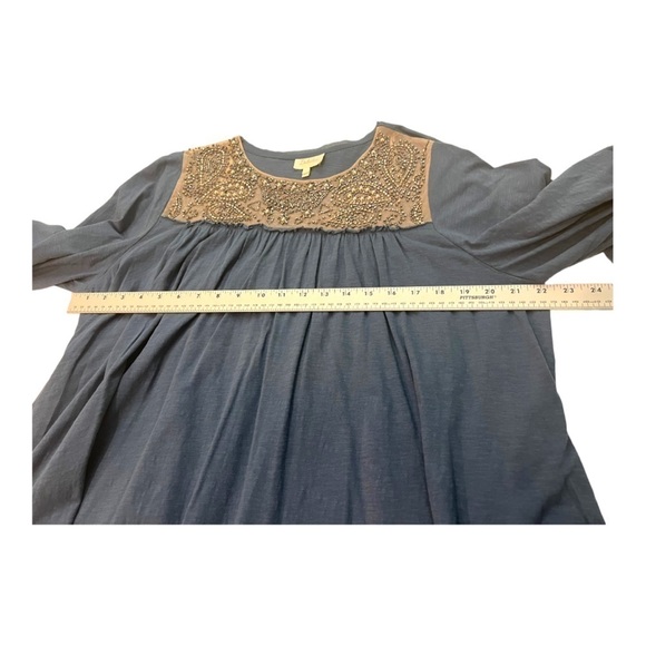 Anthropologie Deletta Josephine Embellished Top Large - Picture 13 of 15